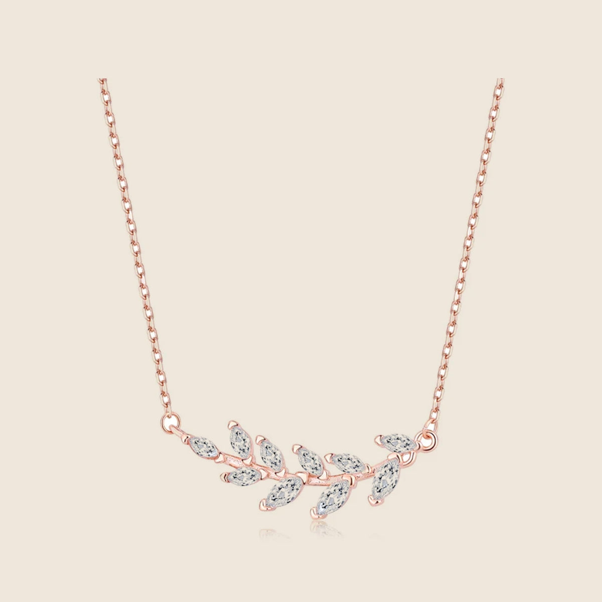 Kassandra Olive Branch Necklace — view 1