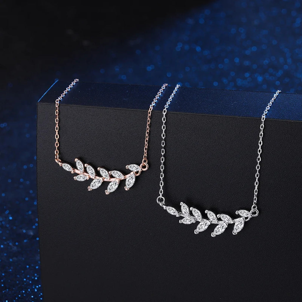 Kassandra Olive Branch Necklace — view 6