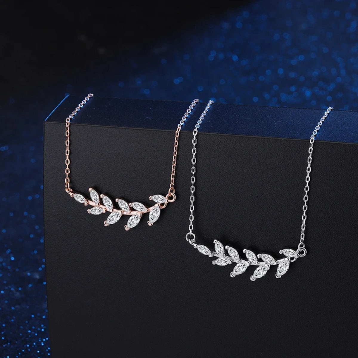 Kassandra Olive Branch Necklace — view 6