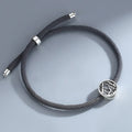 Pulsera de cordón torcido con medalla Lapo — vista 2