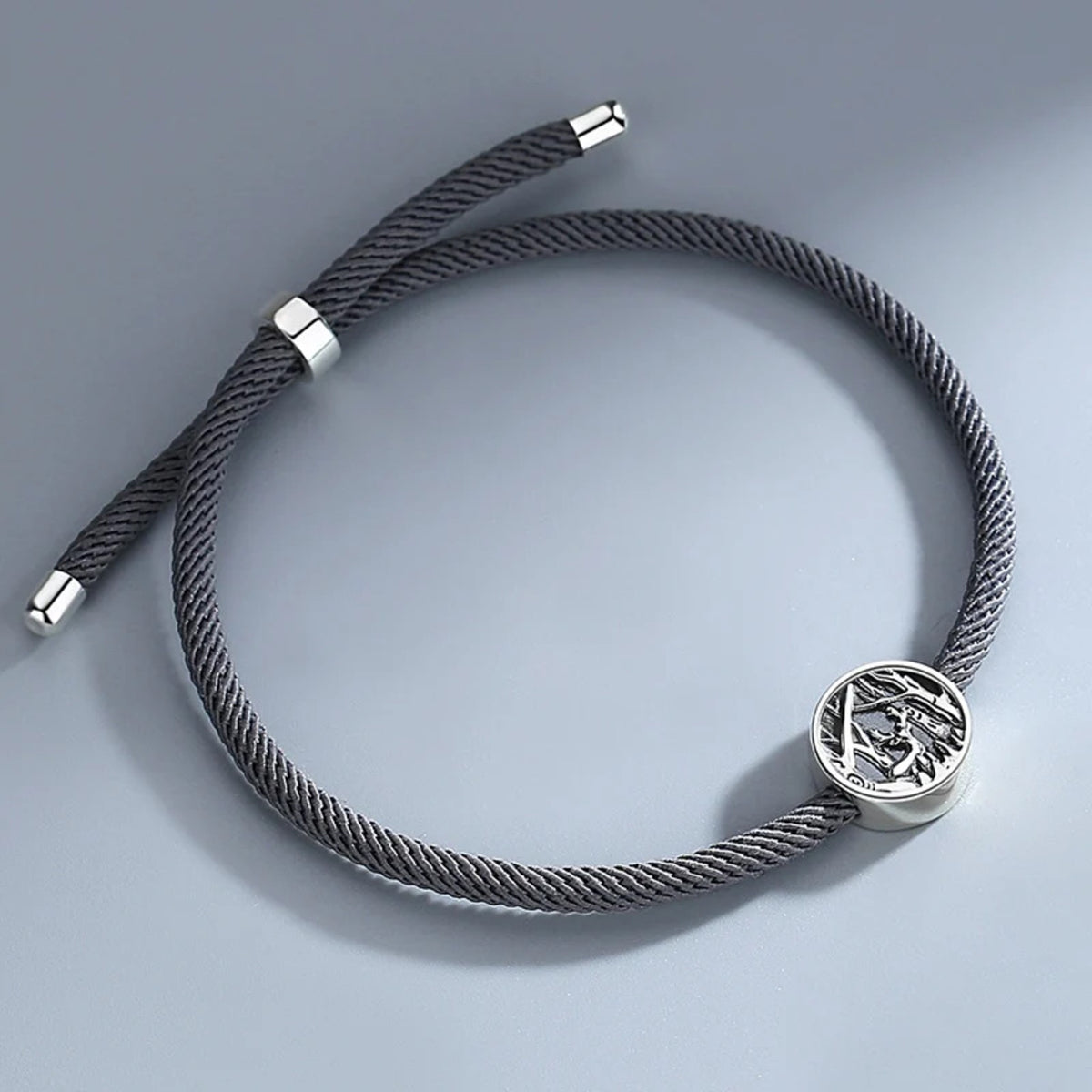 Lapo Twisted Cord Medal Bracelet — view 2