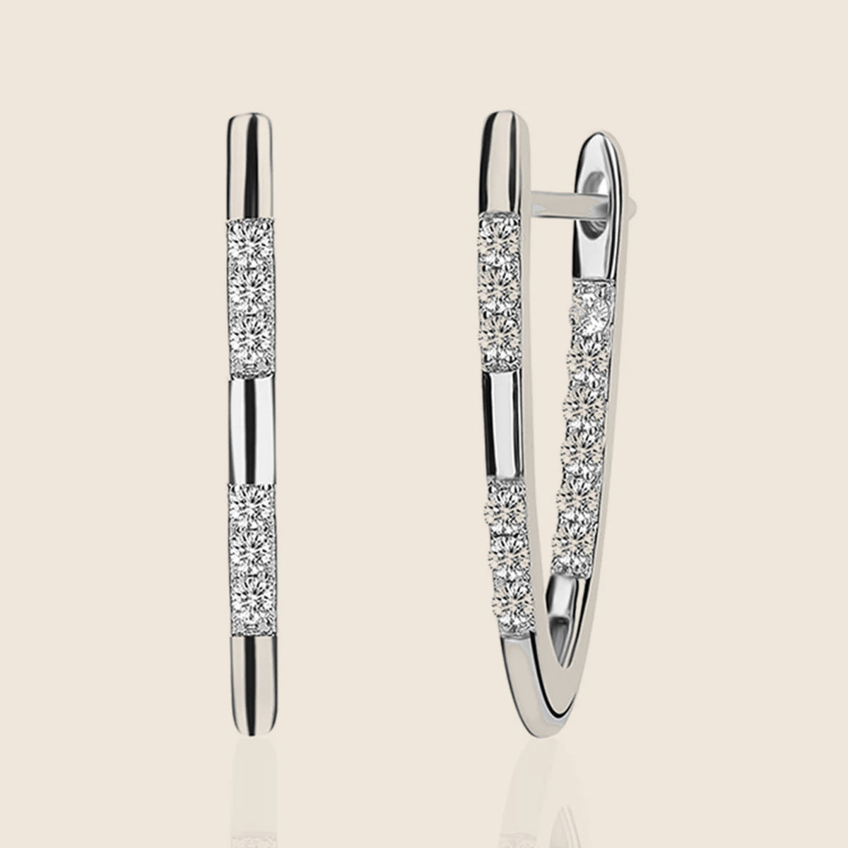 Ludovica V Pavé Hoops — view 3