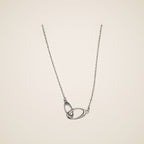 Luna Interlocking Circle Necklace — view 1