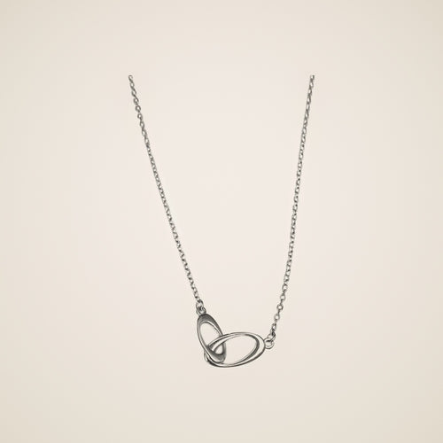 Collier anneaux entrelacés Luna, vue 1