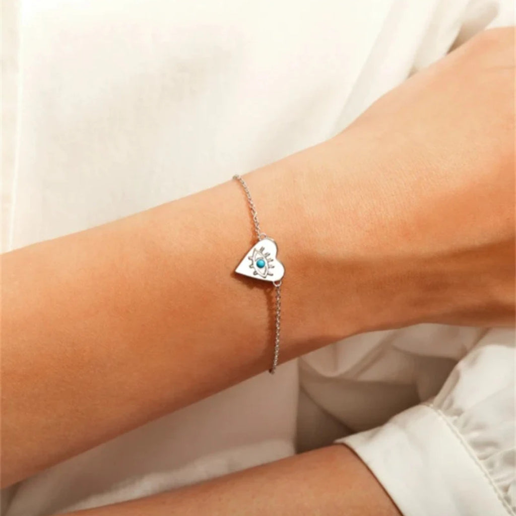 Melina Heart Eye Bracelet — view 3