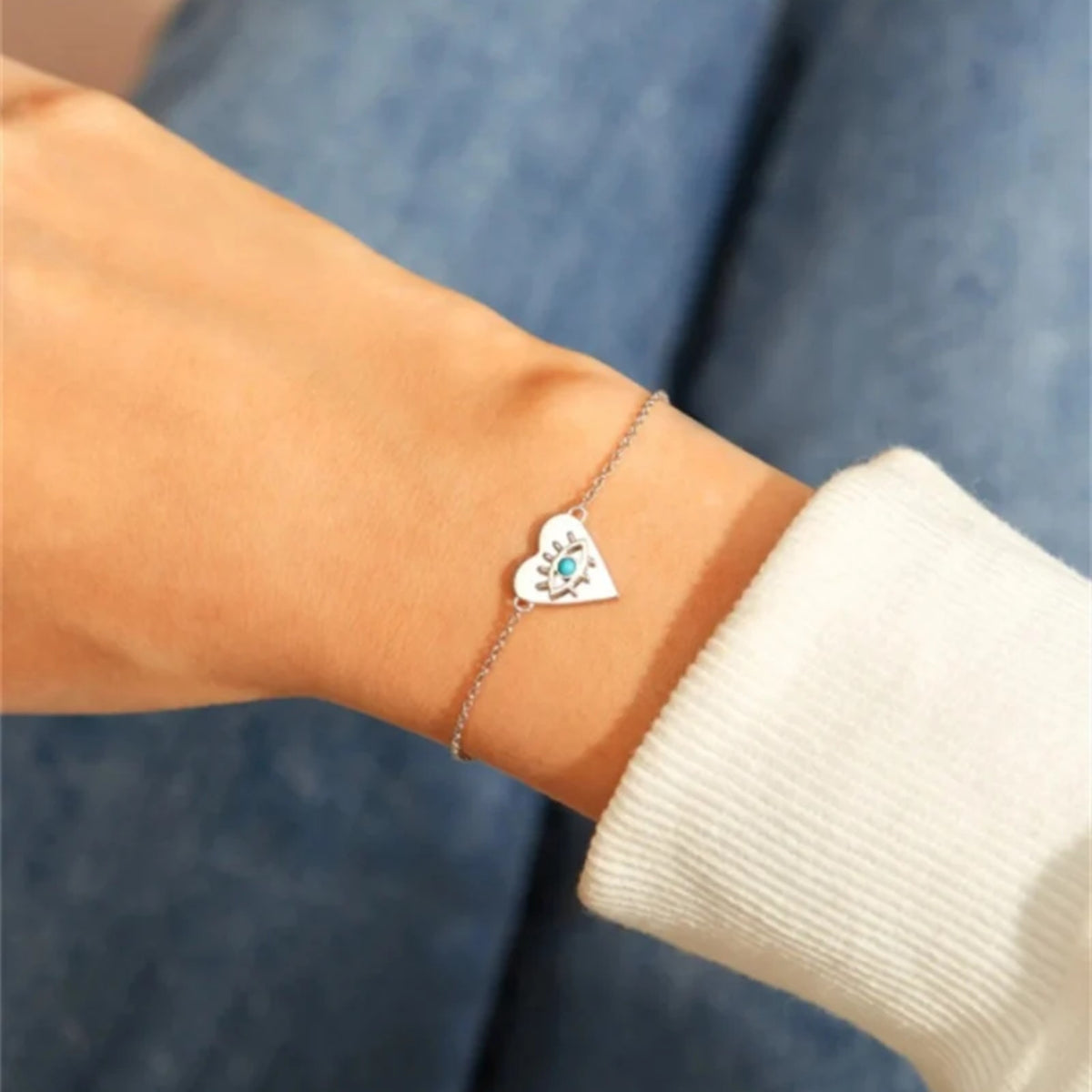 Melina Heart Eye Bracelet — view 4