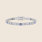 Myrto Blue Eye Tennis Bracelet — view 1