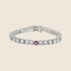 Myrto Blue Eye Tennis Bracelet — view 4