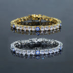 Myrto Blue Eye Tennis Bracelet — view 6