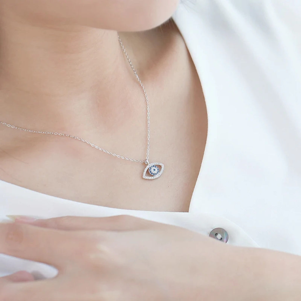 Nefeli Statement Eye Pendant — view 4