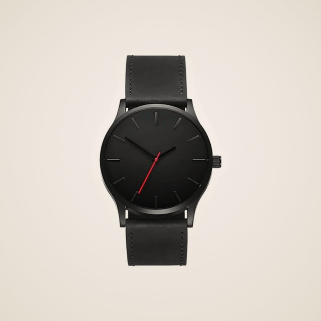 Nero Minimal Strap Watch — view 1