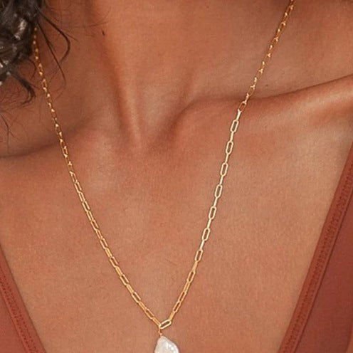 Neve Freshwater Pearl Necklace — view 6