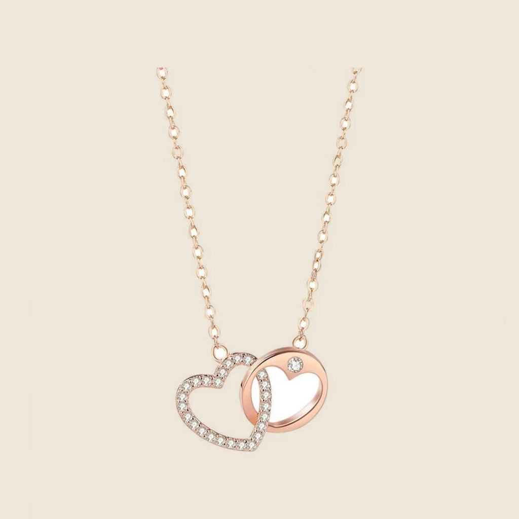Nicoletta Interlocked Hearts Necklace — view 1