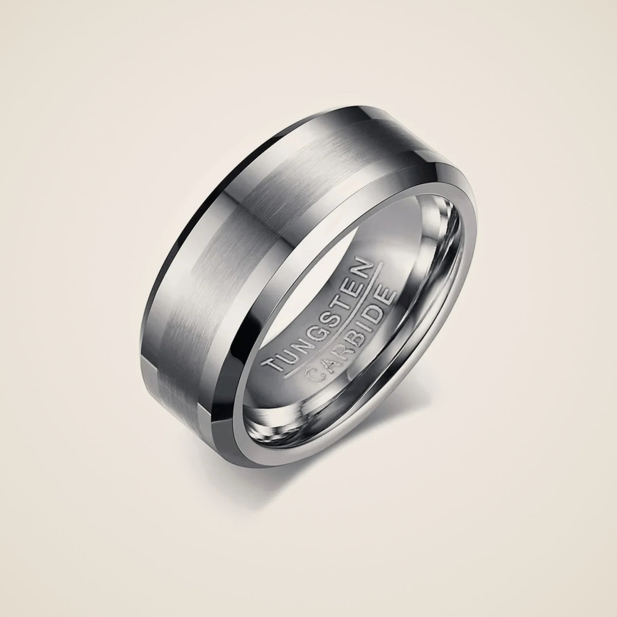 Nilo Brushed Band Ring — view 1
