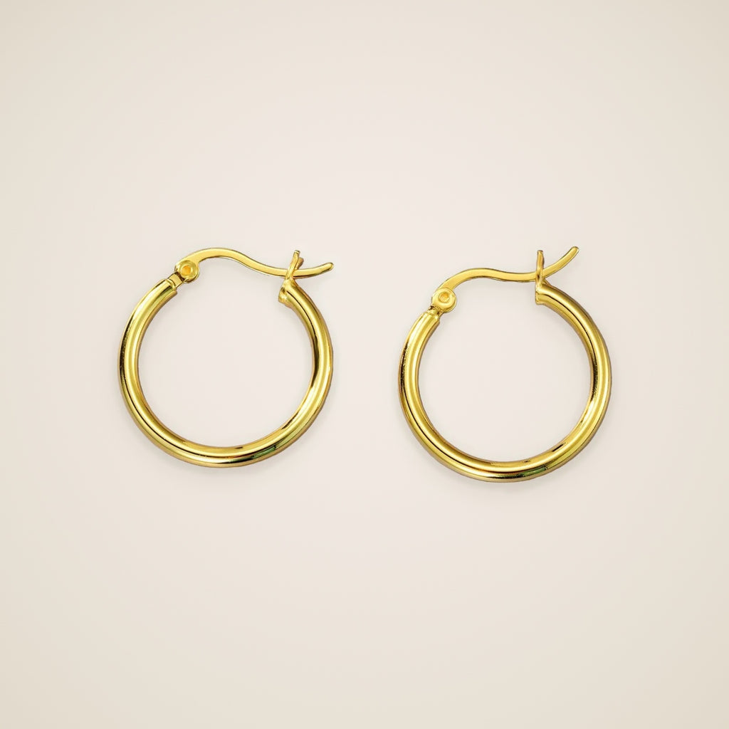 Nina Classic Hoop Earrings — view 1