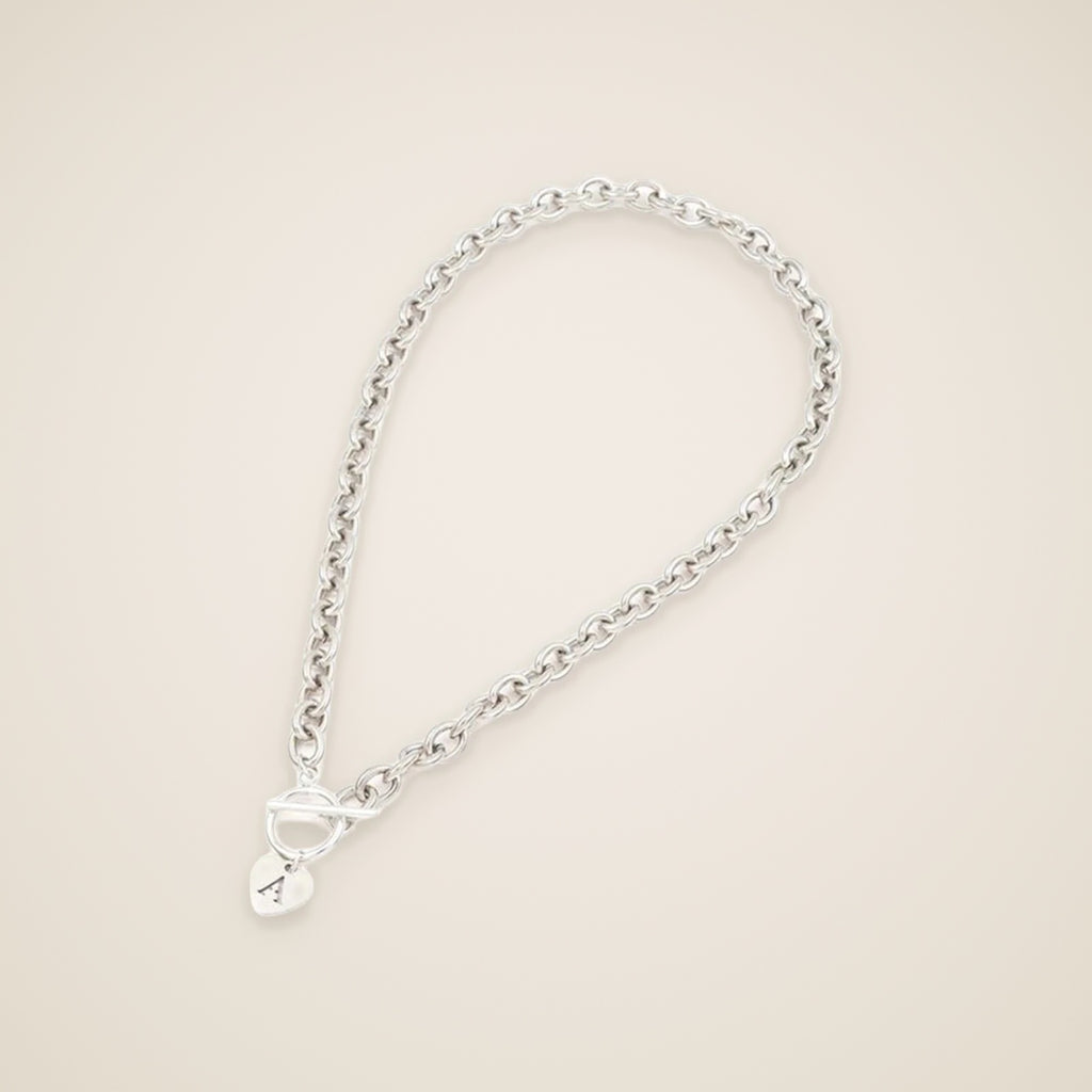 Noemi Initial Heart Necklace — view 1