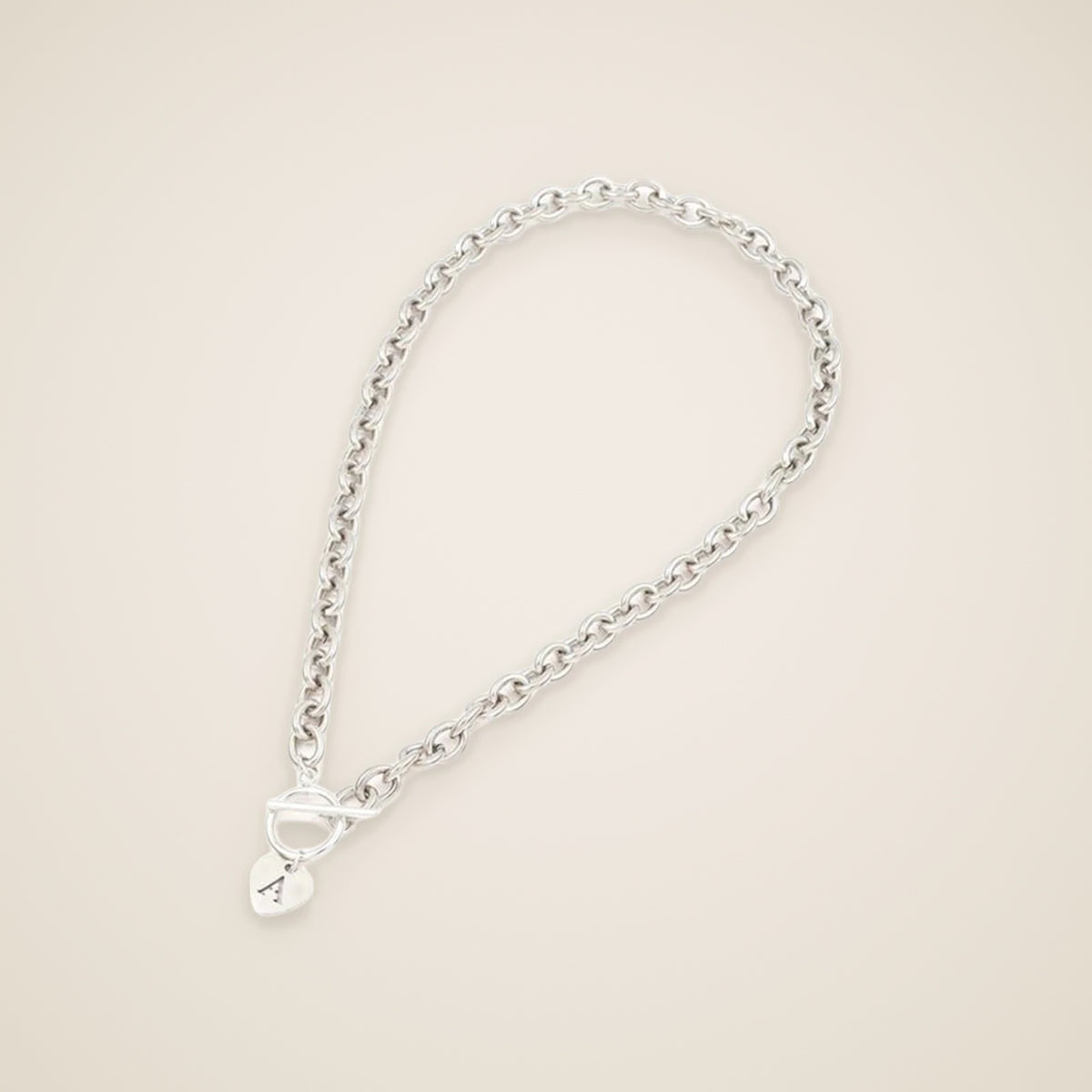 Noemi Initial Heart Necklace — view 1