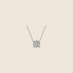 Ornella Four-Prong Solitaire Necklace — view 5