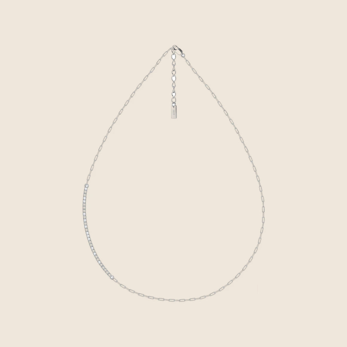 Rebecca Fine Tennis Necklace — view 1