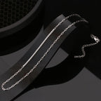 Rebecca Fine Tennis Necklace — view 3