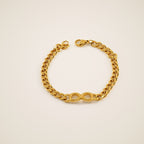 Sara Cuban Link Bracelet — view 1