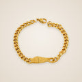 Sara Cuban Link Bracelet — view 3