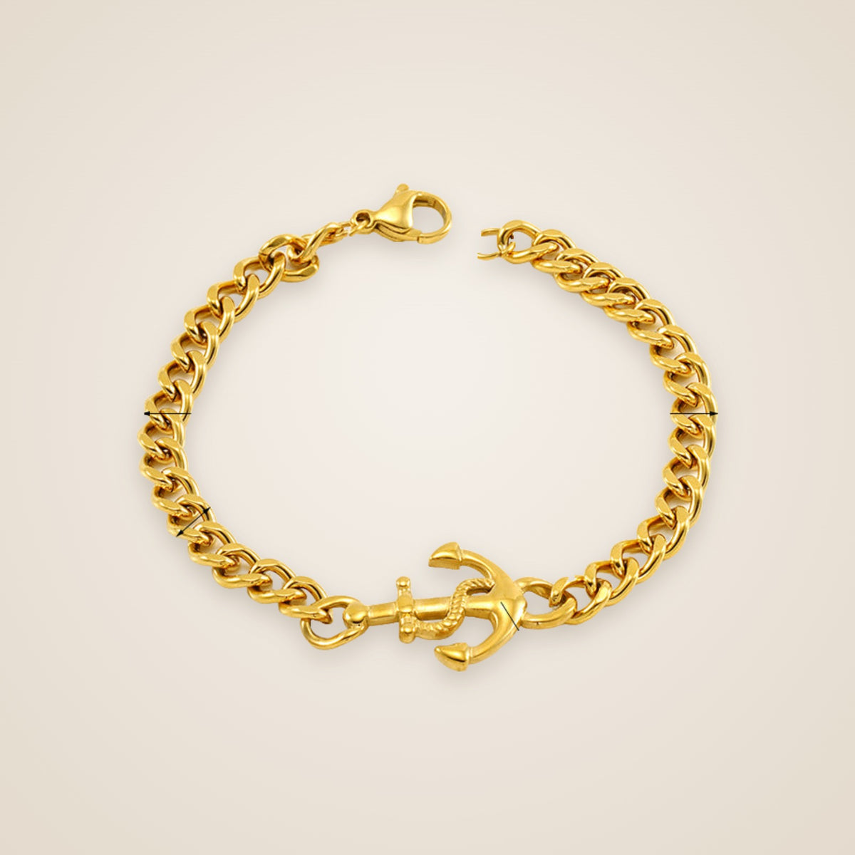 Sara Cuban Link Bracelet — view 8