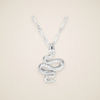 Serena Snake Pendant Necklace — view 1