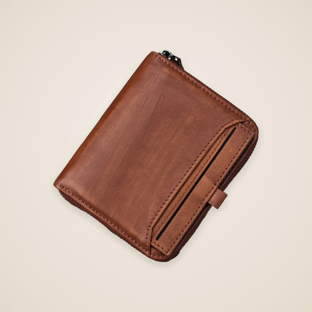 Silvio Vertical Zip Wallet — view 1