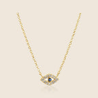 Thalia Pavé Eye Necklace — view 1