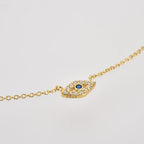 Thalia Pavé Eye Necklace — view 5