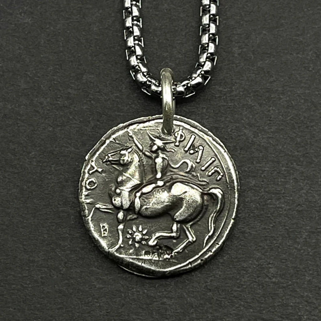 Theo Horseman Coin Pendant — view 1