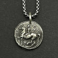 Theo Horseman Coin Pendant — view 1