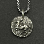 Theo Horseman Coin Pendant — view 1