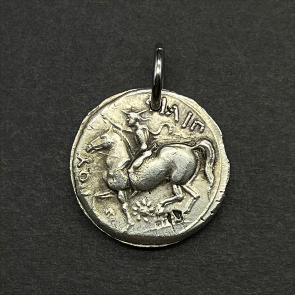 Theo Horseman Coin Pendant — view 2