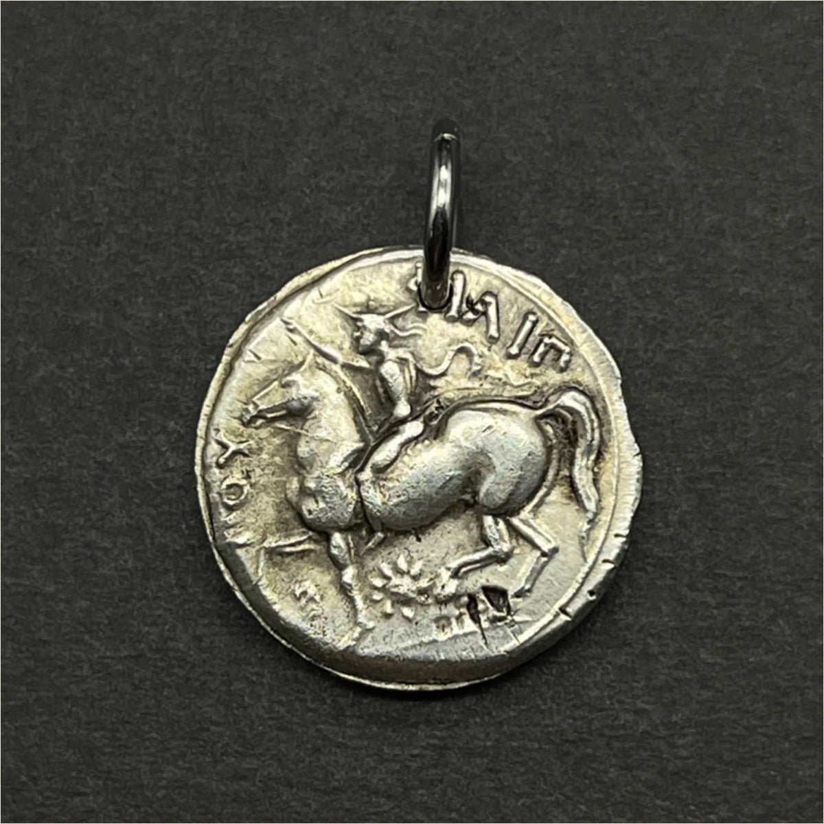 Theo Horseman Coin Pendant — view 2
