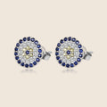 Xenia Pavé Eye Studs — view 1
